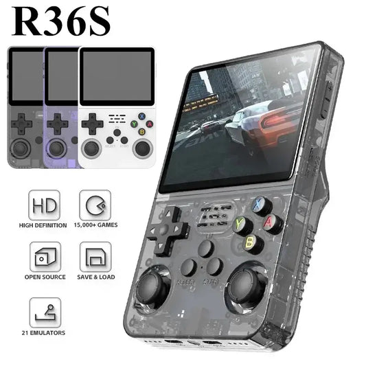 Console de jeu portable rétro R36S